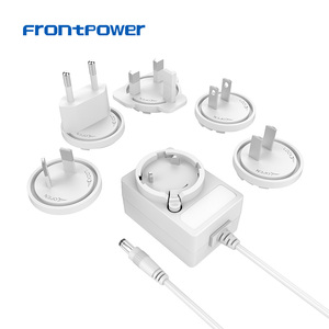 Frontpower 5V 1A 5v 2A 3A 9V 1A 12V1A可互换电源适配器电源，带EN62368和EN 61558 - Product Image 1