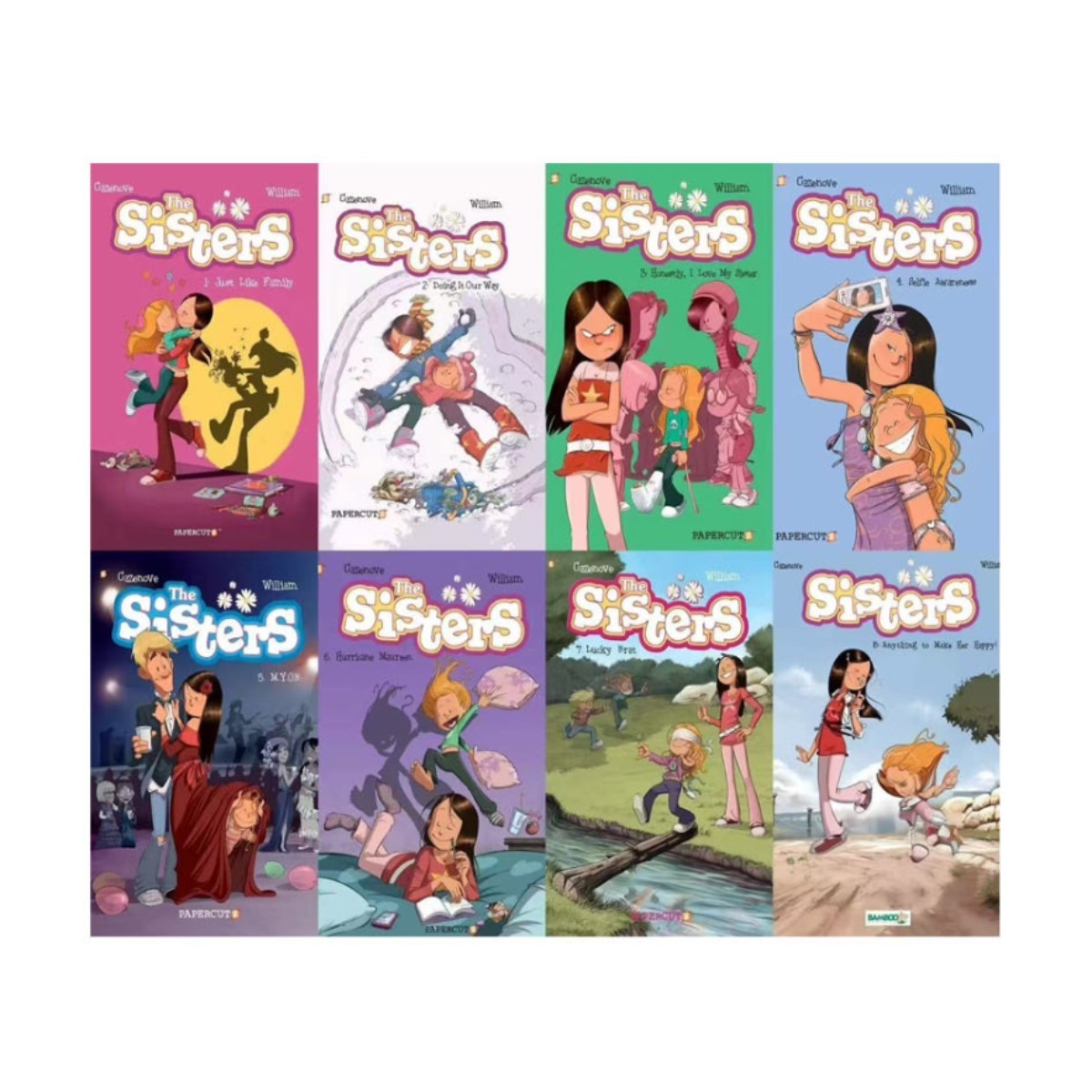 The sisters8 book color forest paper
