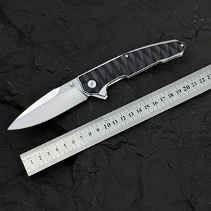 Độ Cứng Cao G10 Xử Lý Gấp Di Động Tự Vệ Sinh Tồn Edc Trái Cây Dao Cho Cắm Trại Ngoài Trời Thép Không Gỉ Bán Buôn - Product Image 4