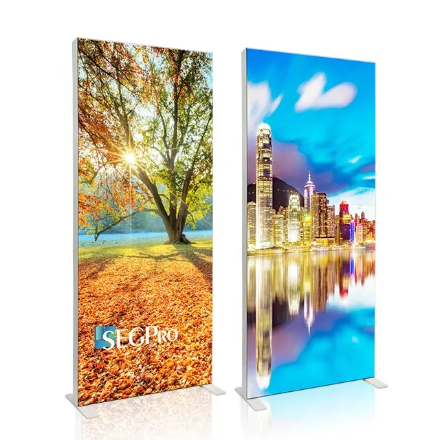 LED-Anzeigetafel Light Box Schlanke rahmenlose Werbung Light box 120cm LED Light box Display