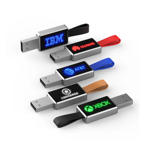 Nueva unidad flash USB LED con silicona a granel 4GB 8GB 16GB memoria Flash chip original logotipo personalizado Metal memorias usb - Product Image 2