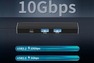 2 in 1 USB 3.0 2500M 2.5g อะแดปเตอร์อีเทอร์เน็ต RJ45แลน10GB Type C PD USB ฮับ3.0สำหรับ Windows 7/8/10 Mac PC แล็ปท็อป - Product Image 5