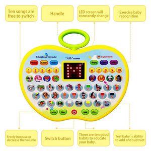 Máquina de lectura con pantalla Led para niños, juguete educativo, tablero de aprendizaje LED inteligente, máquina de aprendizaje en inglés - Product Image 3