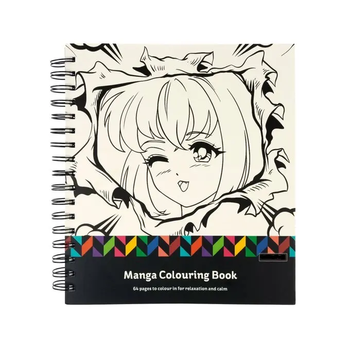 Juego de libro para colorear de Anime infantil de 64 páginas personalizado papel reciclado dibujo libro para colorear impresión Historia colorida