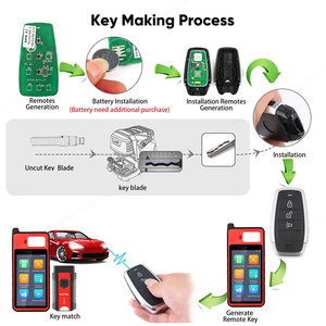 Autel IKEYAT003AL IKEY 3 Buttons Smart Universal <strong>Key</strong> Used with Altra Car <strong>Key</strong> Programming Copy Machine KM100 IM508S IM608S II PRO - Product Image 6