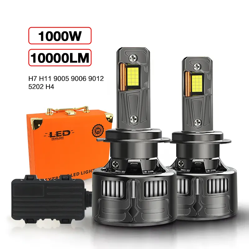 For Bmw Auto Lighting System F4 1000W 100000LM 6000k Led Headlight Bulb 12v H1 H3 H4 H7 H11 Car led headlight