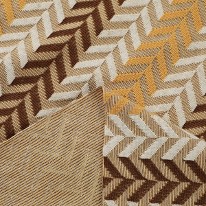 Nóng Bán Dệt Kim Duy Nhất Jacquard Vải 85% Polyester 10% <span class=keywords><strong>Linen</strong></span> 5% Spandex Vải Jacquard Nhuộm Vải Cho Trang Phục - Product Image 5