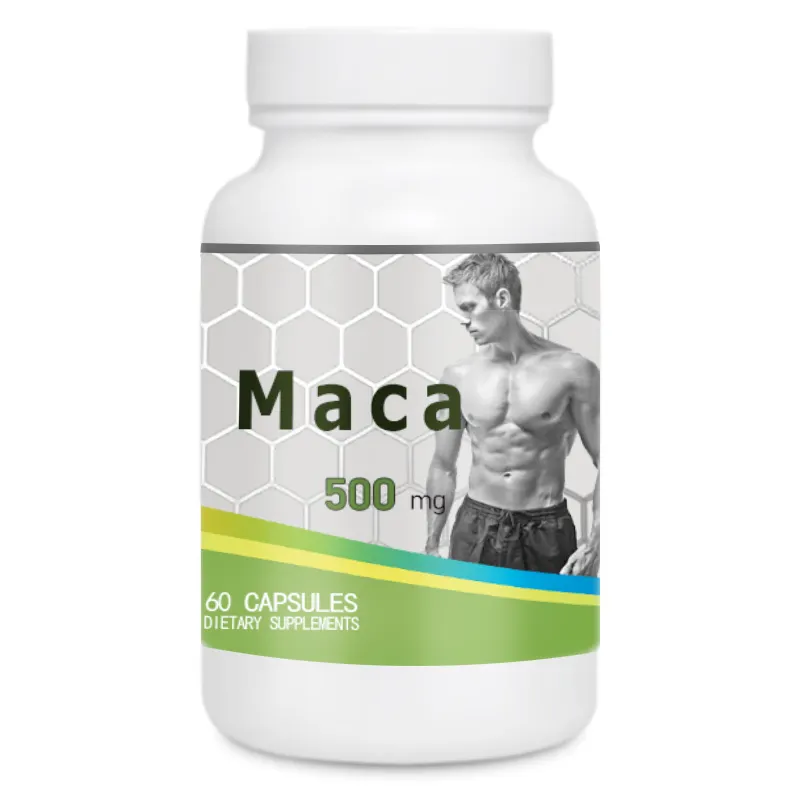 B.C.I Supplément à base de plantes Long Time Extrait de poudre de racine de Maca Capsules de racine de Maca pour homme et femme