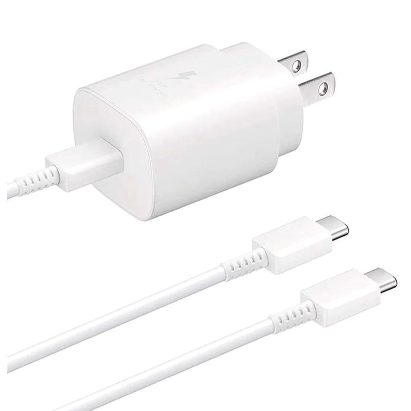 Chargeur + câble blanc