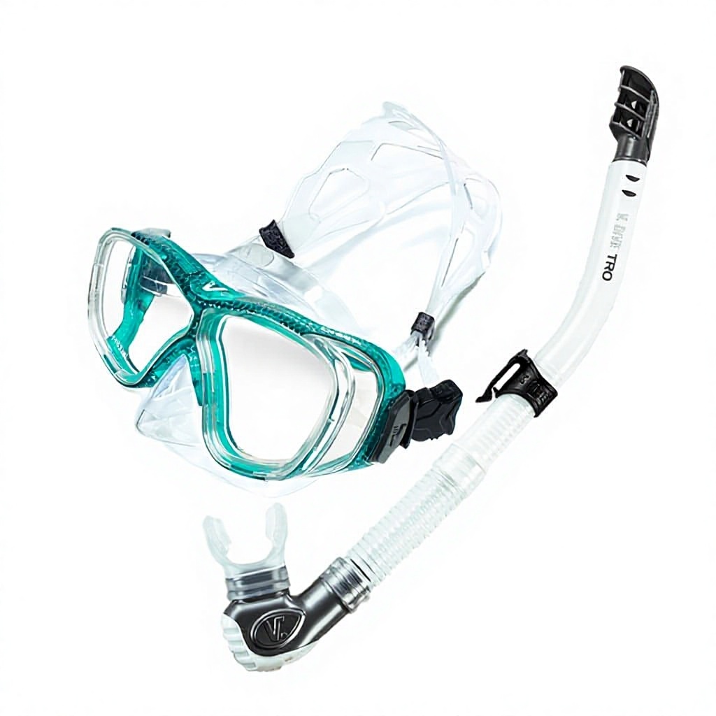 Mascarilla TC401TG + Snorkel Semiseco + Carb de Cubo