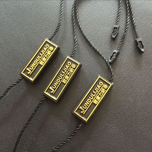 Cerraduras de bucle de cuerda de sello de logotipo de marca de nuevo diseño personalizado - Product Image 6