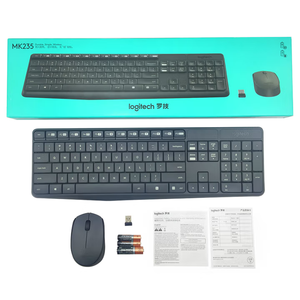 Juego de teclado y mouse inalámbricos Logitech MK235, teclado de oficina, computadora de escritorio para el hogar, computadora portátil, periférico de mouse duradero MK235 - Product Image 6