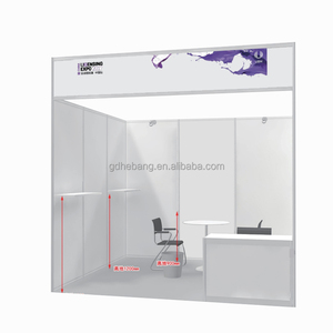 Esquema de carcasa de partición modular estándar para equipos de feria comercial para exhibiciones y cabinas de exposición - Product Image 3