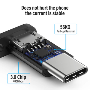 Usb到C型Otg传输Usb微型到C型手机充电器连接器适配器 - Product Image 3