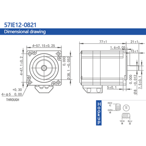 小型3DプリンタークローズドループアップグレードNEMA23 1.2Nmステッパモーター1000PPRエンコーダー4A RoHS準拠永久磁石デザイン - Product Image 2