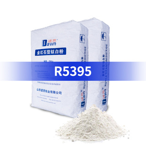 Amanhecer Marca Fábrica Fornecimento Direto Rutilo Grau Titânio Dióxido Pigmento <span class=keywords><strong>Tio2</strong></span> Pó R5395 para Tintas Titânio Pó Químico