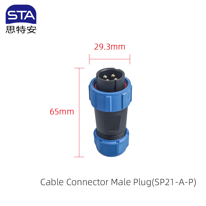 Connecteur de câble, fiche mâle