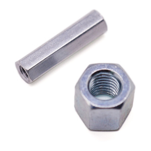 Custom Nickel-Plated and Polished Hex <strong>Coupling</strong> Nuts Stainless Steel Rod <strong>Coupling</strong> with Long Hexagon <strong>M3</strong> for Mining Applications - Product Image 1