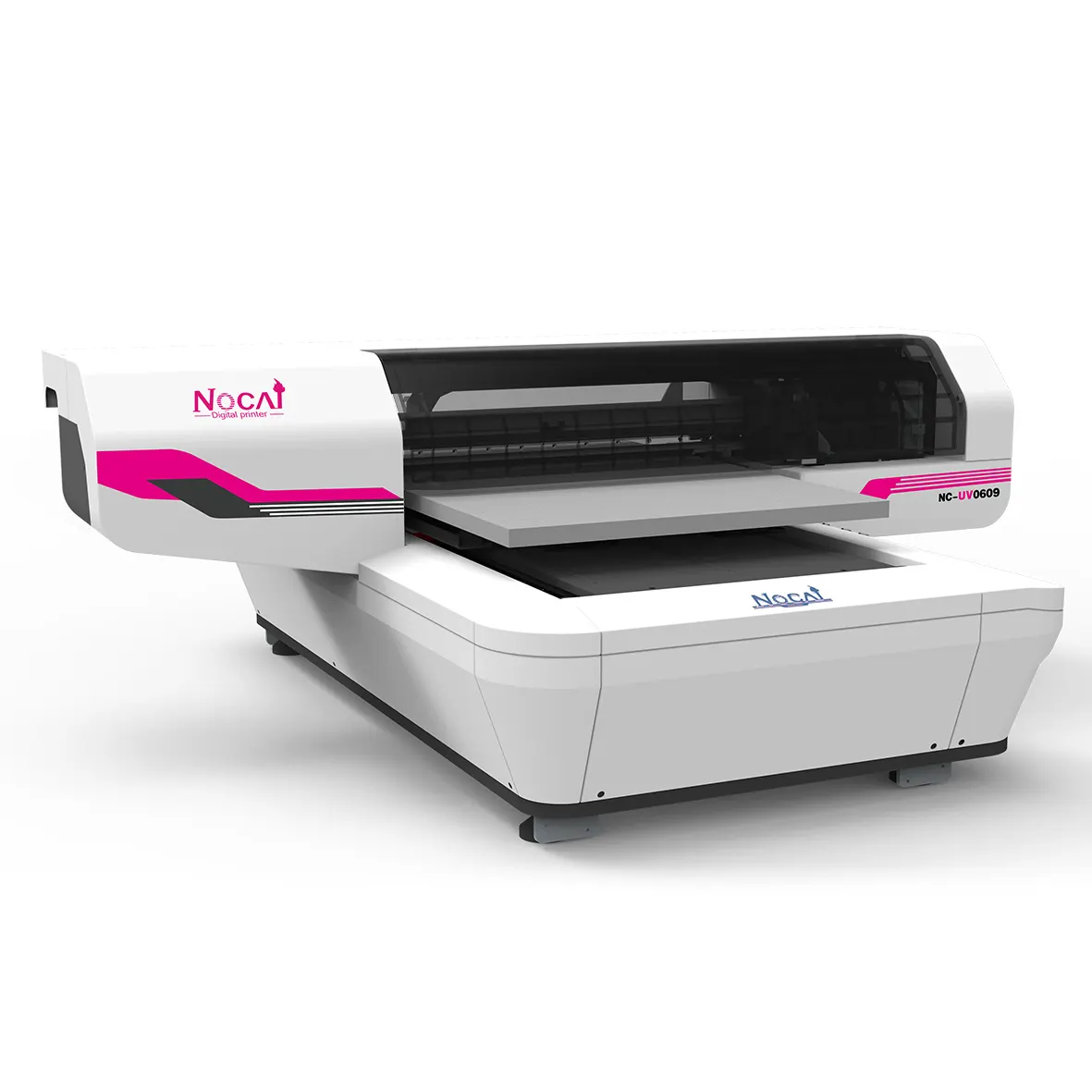 Nuocai NC-UV0609 यूवी flatbed प्रिंटर उच्च गति और उच्च संकल्प inkjet मुद्रण मशीन