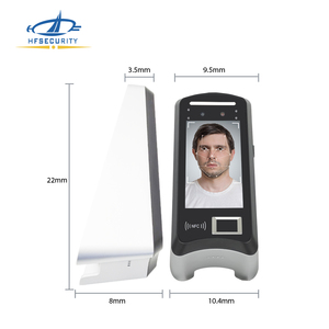 HFSecurity X05 Free SDK Android 4G Reconocimiento facial de huellas dactilares Controlador de puerta Dispositivos con función POE SMS