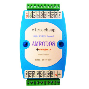 Módulo de salida de relé 8RO/comunicación RS485 MODBUS RTU reemplazar WP8025ADAM - Product Image 4