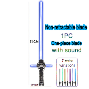 2Pack Skywalker Starwars พร้อมไฟและเสียง,ของเล่นติดไฟ LED Kylo Ren เปลี่ยนสีได้7สี