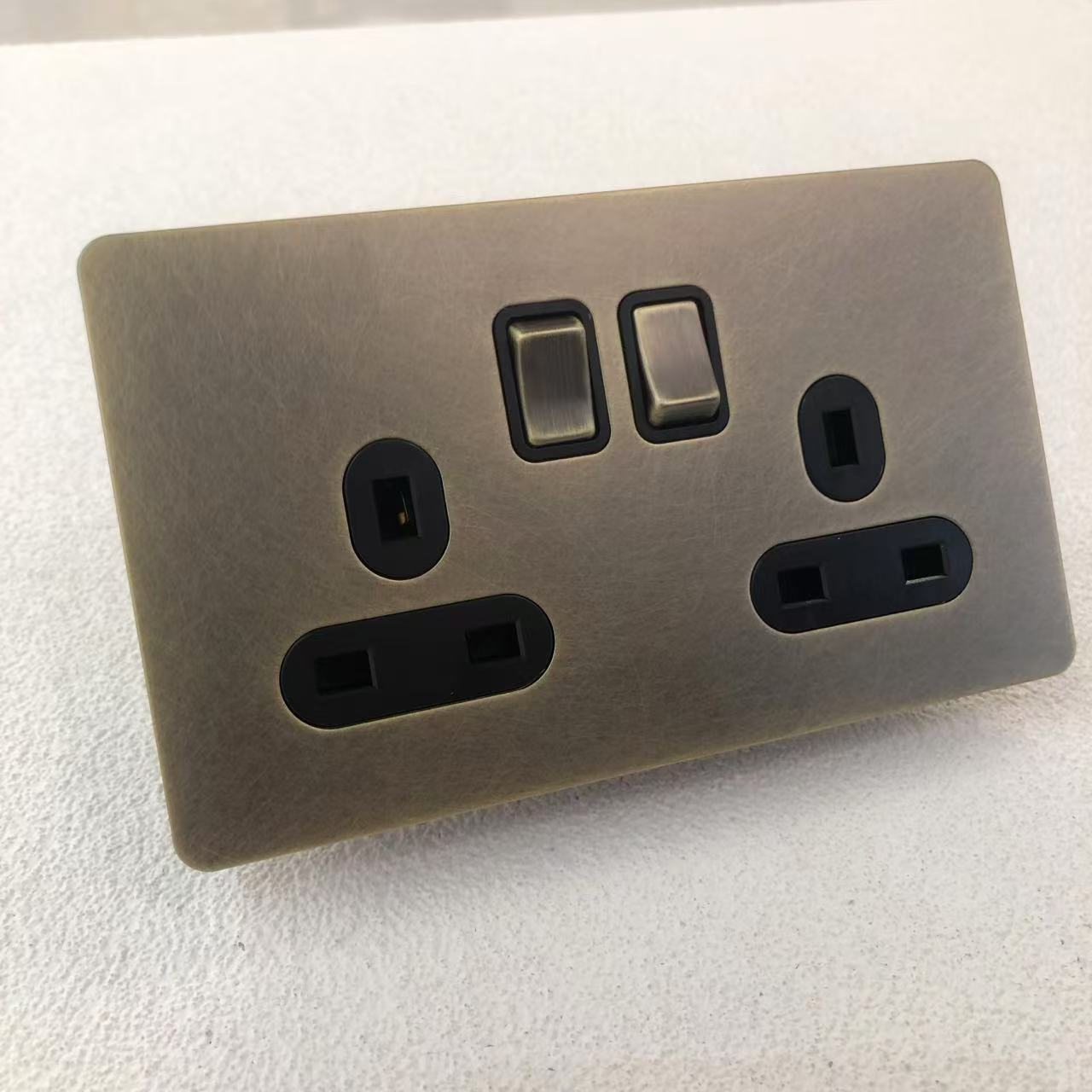 146 double 1 gang 13a socket
