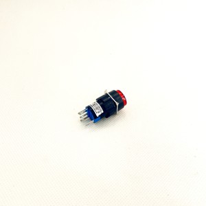 16 mm12v 24V ha condotto la testa rettangolare quadrata rotonda di plastica 1 no1nc interruttore a pulsante elettrico momentaneo - Product Image 3