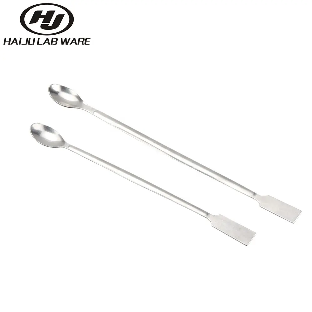 HAIJU Laboratório Químico do Laboratório de Aço Inoxidável Colher Espátula/Colher Amostras De Laboratório/Colher de Mistura Espátula Para Consumíveis de Laboratório