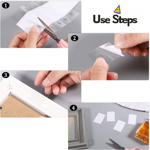 Khe Cắm Lỗ Tự Dính Treo Tab Nhiệm Vụ Nặng Nề PVC Rõ Ràng Nhựa Treo Thẻ Móc Cho Cửa Hàng Bán Lẻ Hiển Thị Tab - Product Image 6