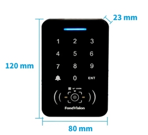 Touch Screen Access Control QR <strong>Code</strong> Door Scanner 13.56Mhz Card Reader RFID Access Control <strong>System</strong> Products - Product Image 3