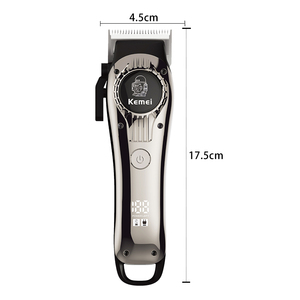 Km-1708 триммер Kemei Long Last Librattery PTC, глобальная Марка, 2000 мАч, 6600 об./мин., машинка для стрижки волос, оригинальная Заводская Yiwu - Product Image 2