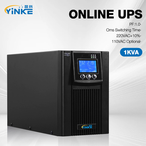 UPS en línea de 1KVA con tiempo de transferencia de 1000VA 0ms Fuente de alimentación ininterrumpida monofásica con batería externa para centros de datos