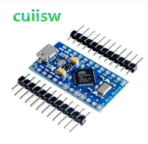 10 pezzi Pro Micro ATmega32U4 5V 16MHz sostituire ATmega328 per arduino Pro Mini con 2 righe Pin intestazione per interfaccia Mini Usb Leonardo - Product Image 1