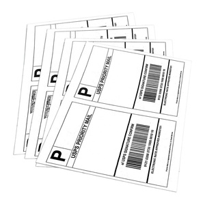กระดาษมีกาวในตัวขนาด210*297มม. A4สำเร็จรูป2ชิ้นต่อแผ่น usps/fba จัดส่งสติกเกอร์บาร์โค้ด - Product Image 1