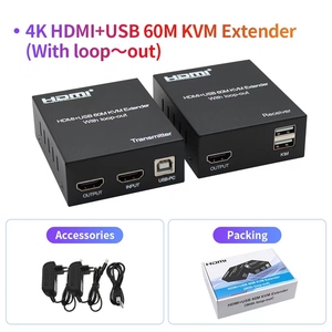 高清 + 通用串行总线60M KVM扩展器，带高清电视DVD PS3电脑环路 - Product Image 6