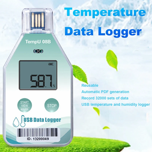 Registrador de datos de temperatura y humedad de un solo uso Cadena de frío PDF Registrador DE DATOS USB Tempu08B - Product Image 3