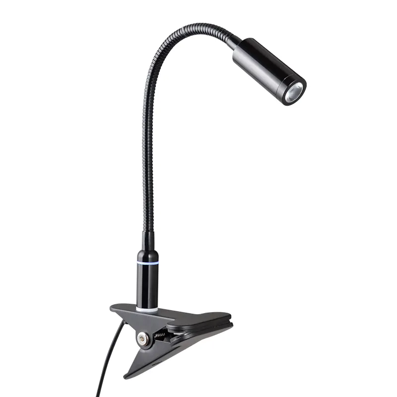 Luz de lectura de cuello Flexible de ahorro de energía, lámpara de Clip de escritorio Led Usb, abrazadera en lámpara de mesa para oficina