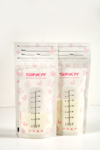 अनुकूलित पूर्व-स्टेरिलाइज्ड स्तन दूध भंडारण बैग बच्चे के भोजन के बैग लीक सबूत स्तन दूध बैग - Product Image 5