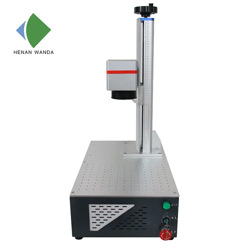 Mini macchina per incisione Laser portatile di tipo Split 20w 30w 50w macchina per marcatura Laser a fibra