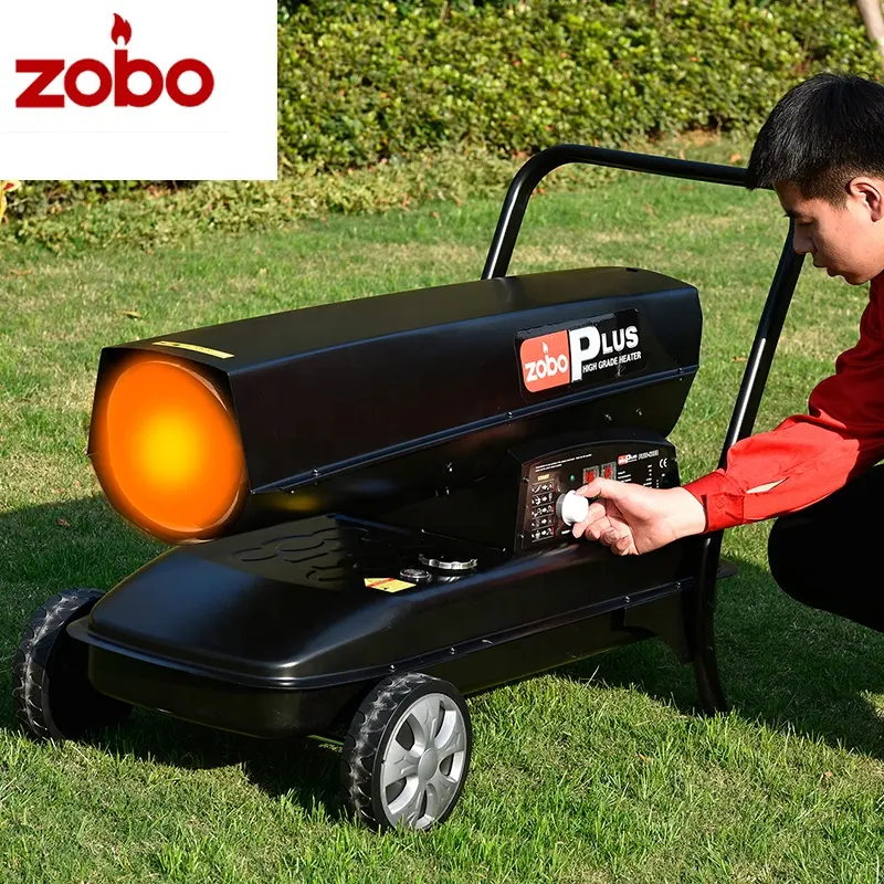 ZOBO, equipo de calefacción portátil para granja de pollos, invernadero, queroseno, calentador diésel con certificado CE