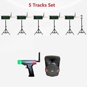 Infrarot-Sensor Multi-Athlet Running Match Mehrspur-Stoppuhr Timing Race Clock Drahtloser Laser-Timer mit Start pistole - Product Image 5