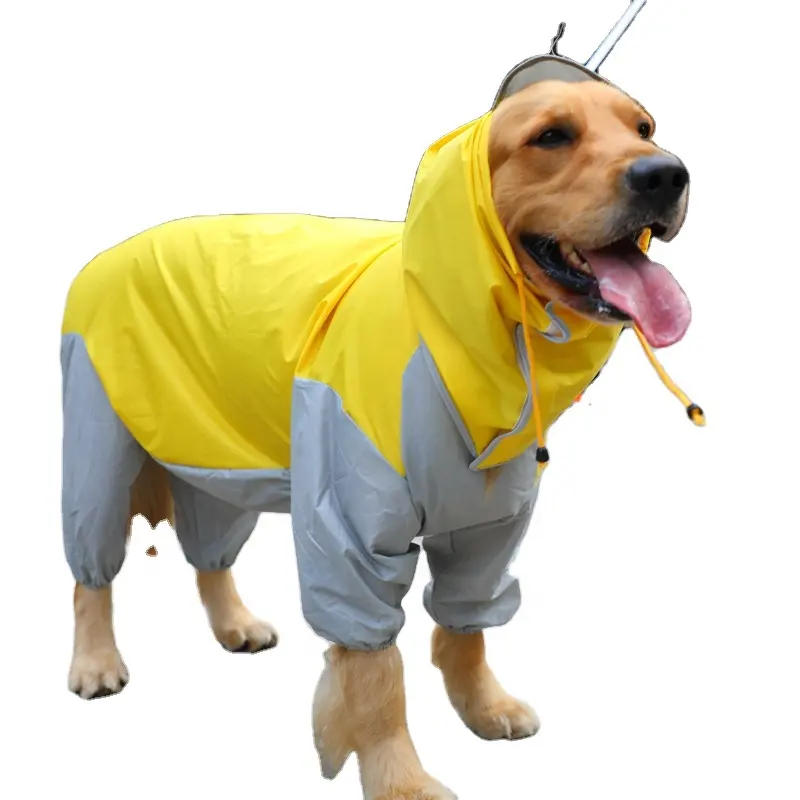 Abrigo transparente para perros pequeños, impermeable, de alta calidad, para exteriores