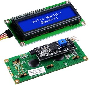 Modulo Display LCD 1602 Aismartlink modulo 16x2 caratteri blu Serial retroilluminazione modulo LCD per il progetto Maker Pi lampone - Product Image 3