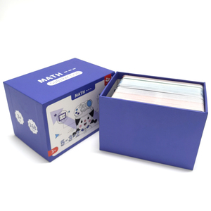 Factory OEM custom di alta qualità di alta qualità per bambini di educazione precoce per imparare a leggere le schede di memoria flash math stampate - Product Image 2