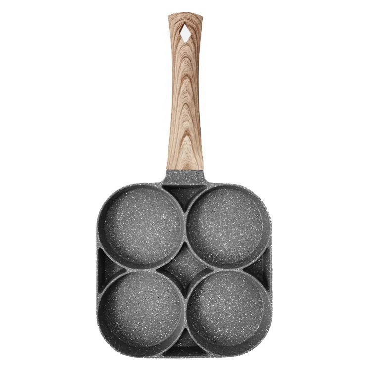 Aluminum die cast pancake frypan with bakelite handle