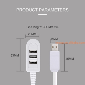 3 USB 1,2 м удлинитель для ноутбука - Product Image 3