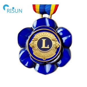 Sản Xuất Tùy Chỉnh Từ Thiện Quốc Tế Sư Tử Câu Lạc Bộ Huy Chương Medalla Huy Chương Giải Thưởng Tùy Chỉnh Sư Tử Câu Lạc Bộ Huy Chương - Product Image 2