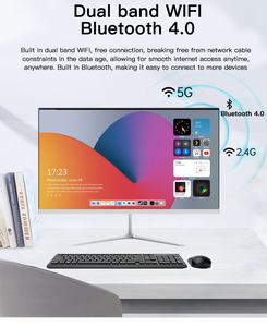24インチコアI3 I5 I7 I9 DDR4 SSDフルセット全1台コンピュータベアボーン単ブロックビジネスゲームデスクトップAIO PCキーボードマウス - Product Image 4