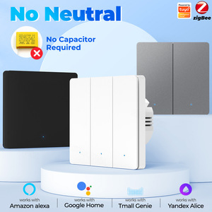 Smart Life Support Alexa Google Home Zigbee Interruptor de luz inteligente para Tuya No se necesita cable neutro 10A Max. Red WiFi actual - Product Image 2